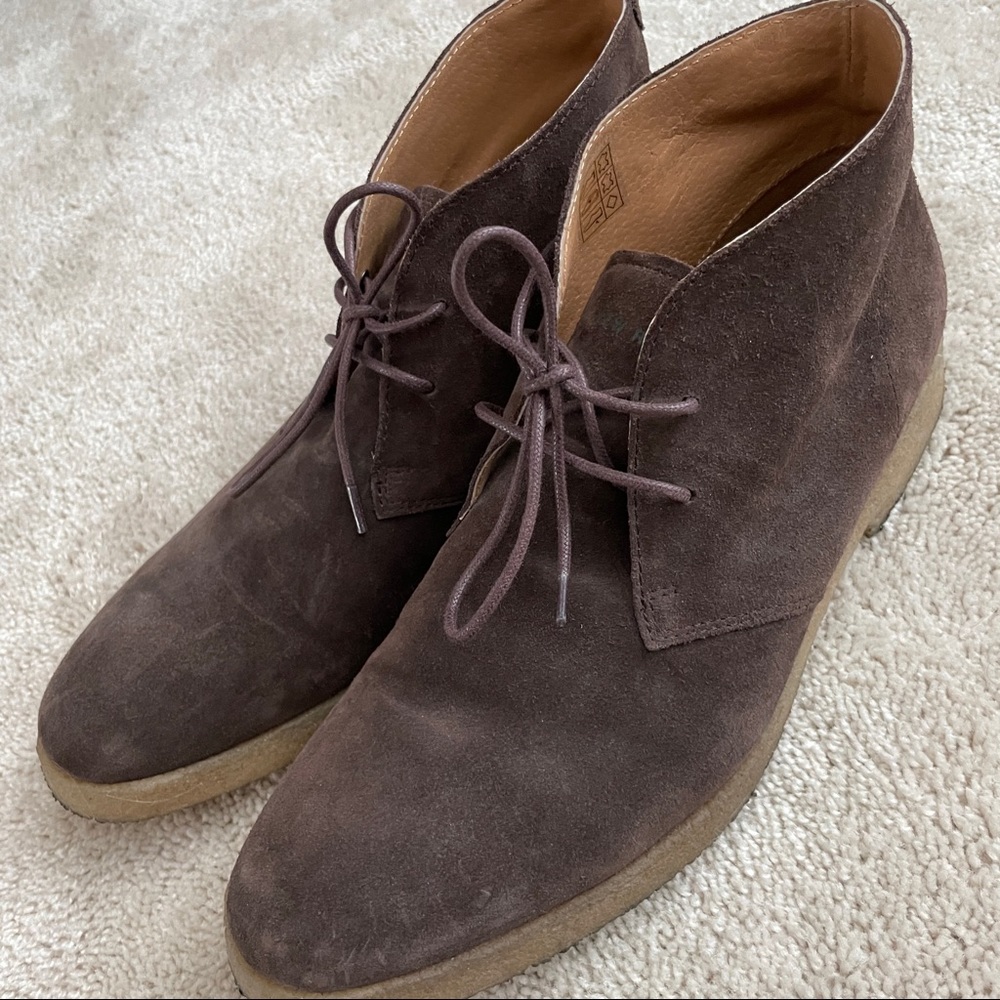 New Republic by Mark McNairy Truman Suede Chukka Boot Brown Size 10.5